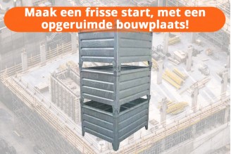 Start het werk weer op met een opgeruimde bouwplaats!