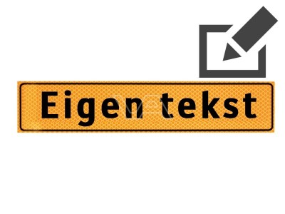 marionet plannen Absoluut Werkverkeer sticker met eigen tekst kopen | Visser Assen