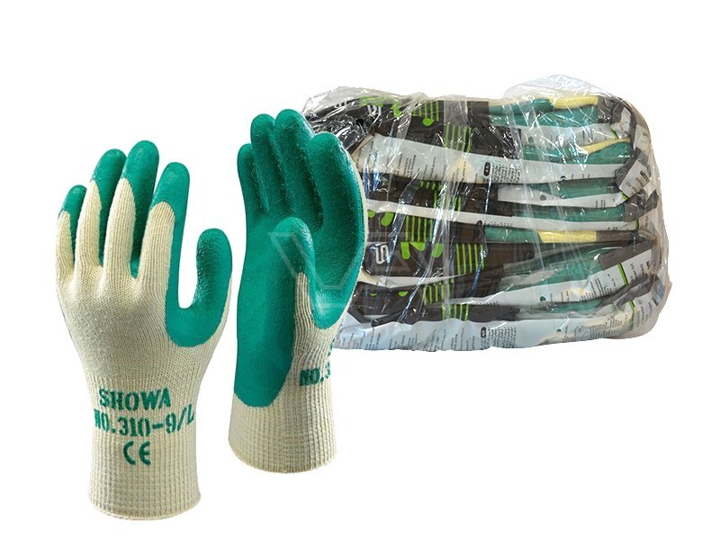 stuiten op Middellandse Zee Overredend Handschoenen Showa 310 groen 10 paar | Visser Assen